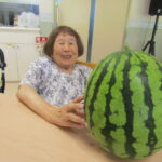 スイカを食べました！